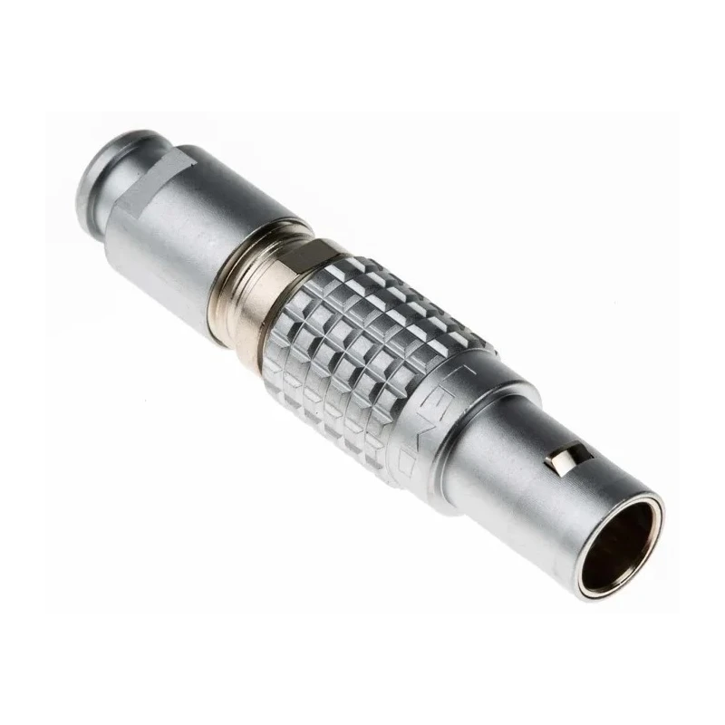 LEMO Industrial Circular Connector 6 Contacts Cable Mount Plug Male 9.5 mm, 1200V, Push Pull, IP50, 0B FGG.0B.306.CLAD52Z