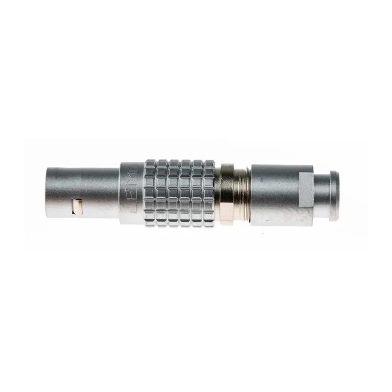 LEMO Industrial Circular Connector 6 Contacts Cable Mount Plug Male 9.5 mm, 1200V, Push Pull, IP50, 0B FGG.0B.306.CLAD52Z