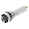 RS PRO Green, Yellow, Red Tri-Colour Panel Mount LED Indicator, 12V DC, 20mA, Solder Tab, Recessed Silver Bezel 207-400