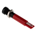RS PRO Red Panel Mount Indicator 12V DC 20mA Solder Tab Termination Recessed 207-494