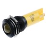 RS PRO Yellow Panel Mount Indicator, 24 V AC/DC, 20mA, Solder Tab Termination, Prominent Bezel 207-595