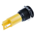 RS PRO Yellow Panel Mount Indicator, 24 V AC/DC, 20mA, Solder Tab Termination, Prominent Bezel 207-595