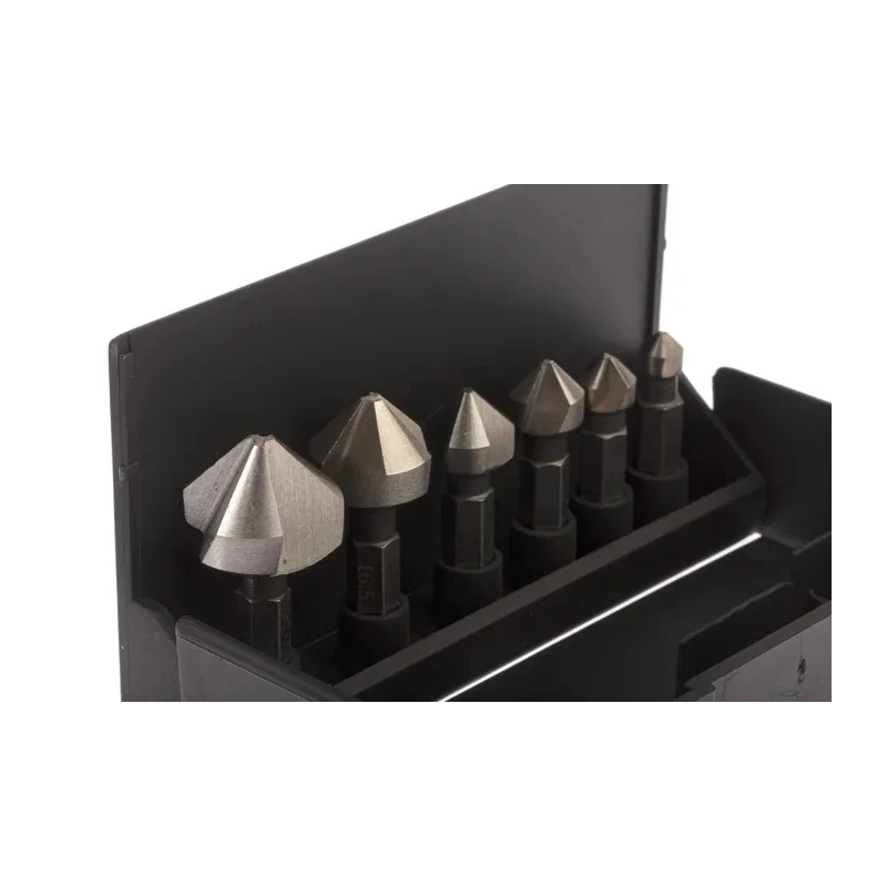 RS PRO High Speed Steel Countersink Drill Bit Set 90° 6 Piece(s) 248-5576