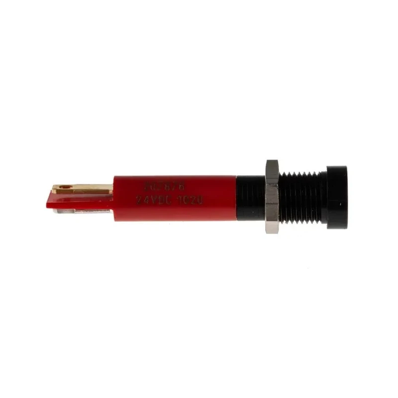 RS PRO Red Panel Mount Indicator 24V dc 20mA Solder Tab Termination Recessed 207-876
