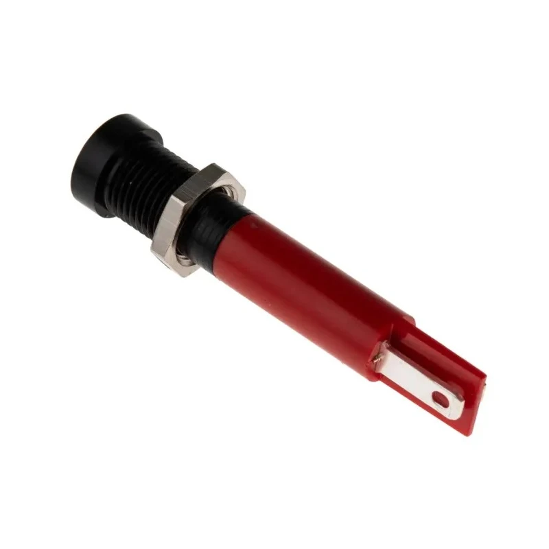RS PRO Red Panel Mount Indicator 24V dc 20mA Solder Tab Termination Recessed 207-876