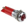 RS PRO Red Panel Mount Indicator 24V dc 20mA Solder Tab Termination Prominent Bezel 207-911