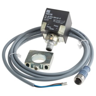Turck Block Inductive Proximity Sensor M12 PNP 30 V DC 200 mA 15 mm 208-128