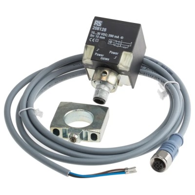 Turck Block Inductive Proximity Sensor M12 PNP 30 V DC 200 mA 15 mm 208-128