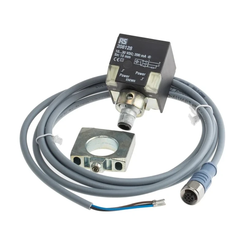 Turck Block Inductive Proximity Sensor M12 PNP 30 V DC 200 mA 15 mm 208-128