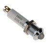 RS PRO Red, Yellow, Green Panel Mount Indicator 24V DC 20mA Solder Tab Termination Prominent Silver Bezel 208-015
