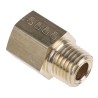 Legris 164 Series Pneumatic Fitting Male/Female Straight Threaded Adapter Brass Nickel Finish 250 Bar 150°C 0164 14 13