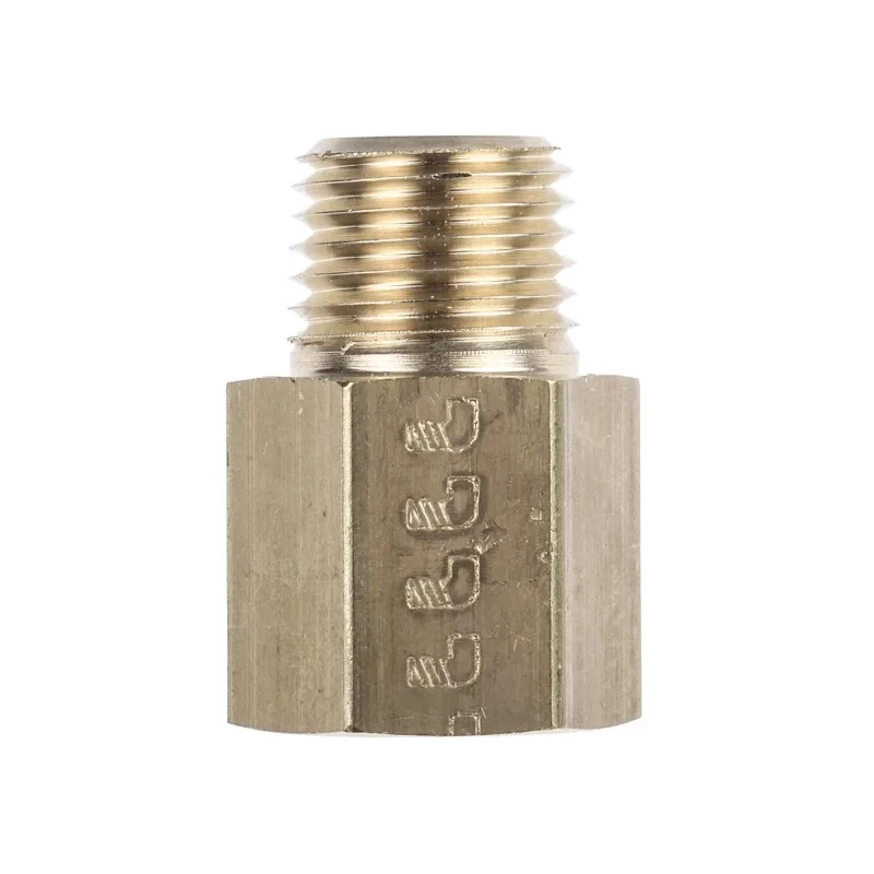 Legris 164 Series Pneumatic Fitting Male/Female Straight Threaded Adapter Brass Nickel Finish 250 Bar 150°C 0164 14 13