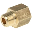 Legris 164 Series Pneumatic Fitting Brass Male NPT 1/8 in to Female G 1/8 in Threaded Adapter 0164 11 10