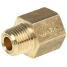 Legris 164 Series Pneumatic Fitting Brass Male NPT 1/8 in to Female G 1/8 in Threaded Adapter 0164 11 10