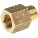 Legris 164 Series Pneumatic Fitting Brass Male NPT 1/8 in to Female G 1/8 in Threaded Adapter 0164 11 10