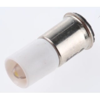 RS PRO White Indicator Lamp Single Chip 24V DC 6mm Diameter 207-078