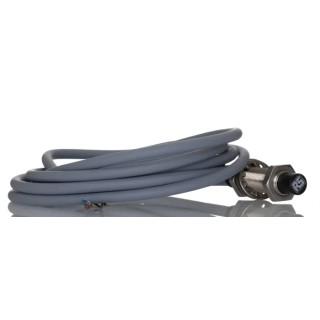 RS PRO Threaded Barrel Inductive Proximity Sensor M12 x 1 PNP Output 30 V DC 200 mA Detection 8 mm IP68 54 mm Length 208-156