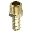 Legris Pneumatic Brass Pipe Fitting Male BSPT Threaded Adapter 13 mm to Male R 1/2 BSPT 0123 13 21