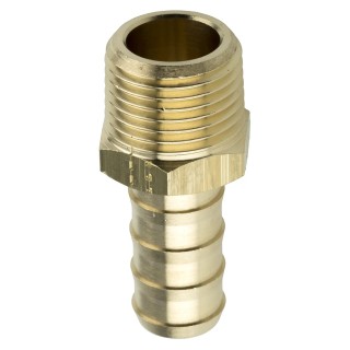 Legris Pneumatic Brass Pipe Fitting Male BSPT Threaded Adapter 13 mm to Male R 1/2 BSPT 0123 13 21
