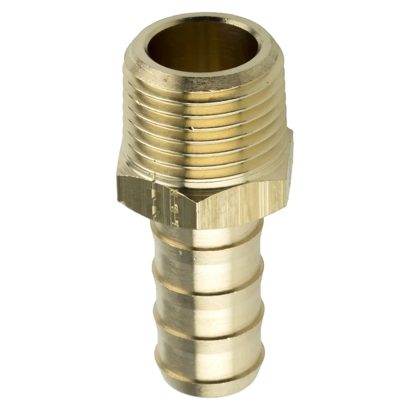 Legris Pneumatic Brass Pipe Fitting Male BSPT Threaded Adapter 13 mm to Male R 1/2 BSPT 0123 13 21