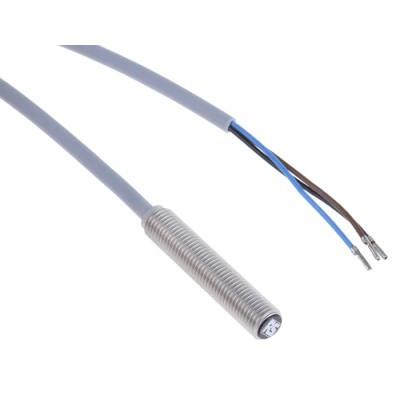 RS PRO Threaded Barrel Inductive Proximity Sensor M8 x 1, PNP Output 30 V DC 1.5 mm Detection 208-320