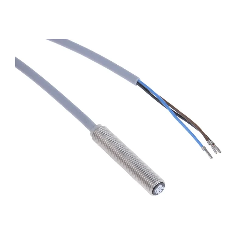 RS PRO Threaded Barrel Inductive Proximity Sensor M8 x 1, PNP Output 30 V DC 1.5 mm Detection 208-320