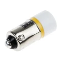 RS PRO Yellow Indicator Lamp Single Chip LED, 130V AC, BA9 Base, 10mm Diameter 207-696