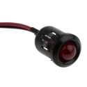 RS PRO Red Panel Mount Indicator 24V dc 20mA Lead Wire Termination Prominent Bezel 209-030