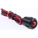 RS PRO Red Panel Mount Indicator 12V DC 20mA Lead Wire Termination Prominent Bezel 209-147