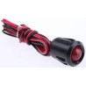 RS PRO Red Panel Mount Indicator 12V DC 20mA Lead Wire Termination Prominent Bezel 209-147