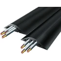 RS PRO 4.5 m Black Rubber Cable Cover, 14 mm Inside Diameter 26101302