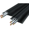 RS PRO 4.5 m Black Rubber Cable Cover, 14 mm Inside Diameter 26101302