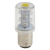 RS PRO Yellow Steady Effect Beacon Lamp LED Bulb 24V AC/DC 42mm Height 20mm Base Diameter 209-282