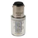 RS PRO Yellow Steady Effect Beacon Lamp LED Bulb 24V AC/DC 42mm Height 20mm Base Diameter 209-282