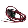 RS PRO Green Panel Mount Indicator 12V DC 20mA Lead Wire Termination Prominent Bezel 209-046