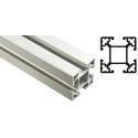 FlexLink Silver Aluminium Strut Profile 44 x 44 mm 11 mm Groove 2 m Length Series XC XCBL 2X44