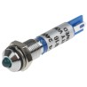 RS PRO Blue Panel Mount Indicator 24V DC 20mA Solder Tab Termination Prominent Bezel 209-844