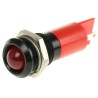 RS PRO Red Panel Mount Indicator, 12V DC, 20mA, Solder Tab Termination, Prominent Bezel 210-103