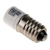 RS PRO White Indicator Lamp Single Chip, 230V AC, E10 Base, 10 mm Diameter 210-181
