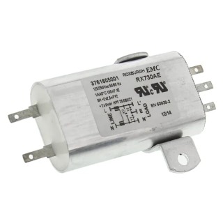 Roxburgh EMC Chassis Mount RFI Filter RX730 1 A 250V ac 60Hz Tab Termination 1 Phase