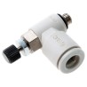 SMC AS Series Metric Speed Controller Zinc Alloy Polypropylene POM Steel AS1201FM-M5-06