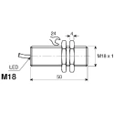 NEUTRAL Inductive Proximity Sensor Threaded Barrel M18 PNP 36 V DC 5 mm Detection Range NBB5-18GM50-E2