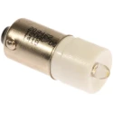 RS PRO White Indicator Lamp Single Chip, 12 V AC/DC, BA9 Base, 10 mm Diameter 209-462