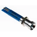 RS PRO Blue Panel Mount Indicator, 24V dc, 20mA, Solder Tab Termination, Recessed Bezel, Model 210-535