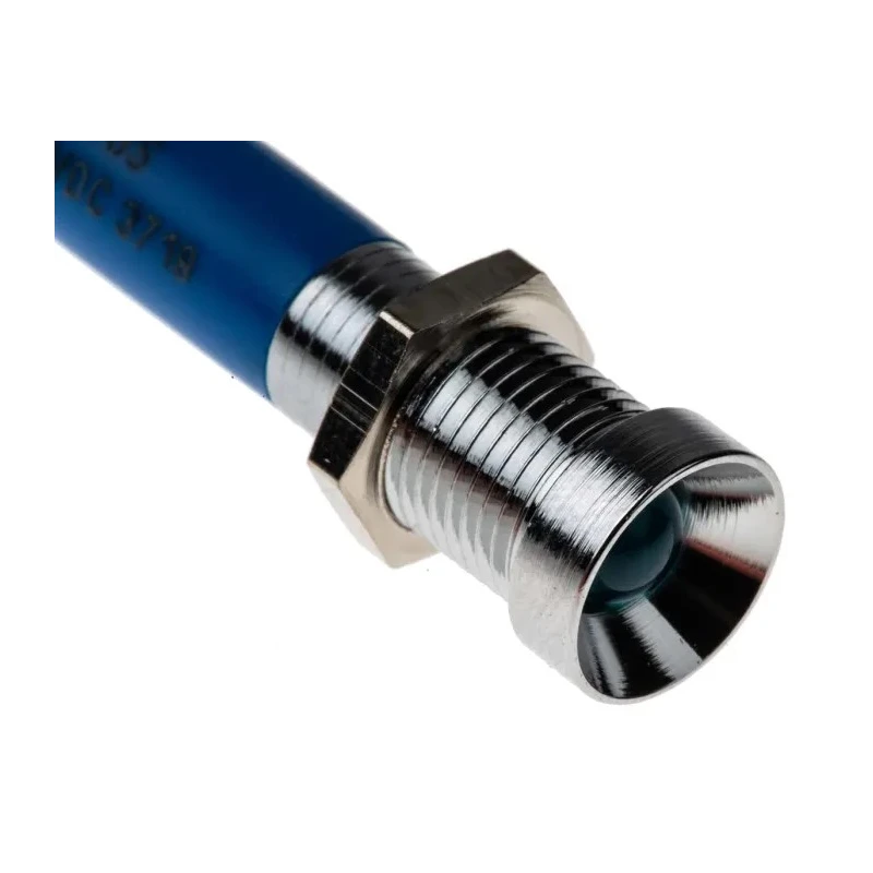 RS PRO Blue Panel Mount Indicator, 24V dc, 20mA, Solder Tab Termination, Recessed Bezel, Model 210-535