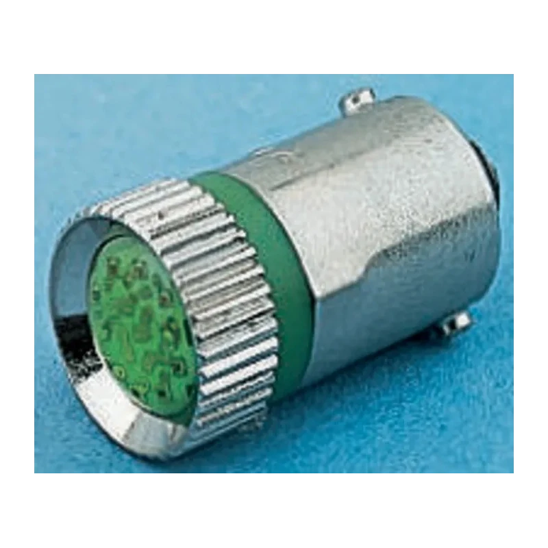 RS PRO Green Indicator Lamp Multichip, BA9 Base, 10 mm Diameter 209-658