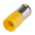 RS PRO Yellow Indicator Lamp Single Chip, 48 V AC/DC, Midget Groove Base, 6.1 mm Diameter 210-119
