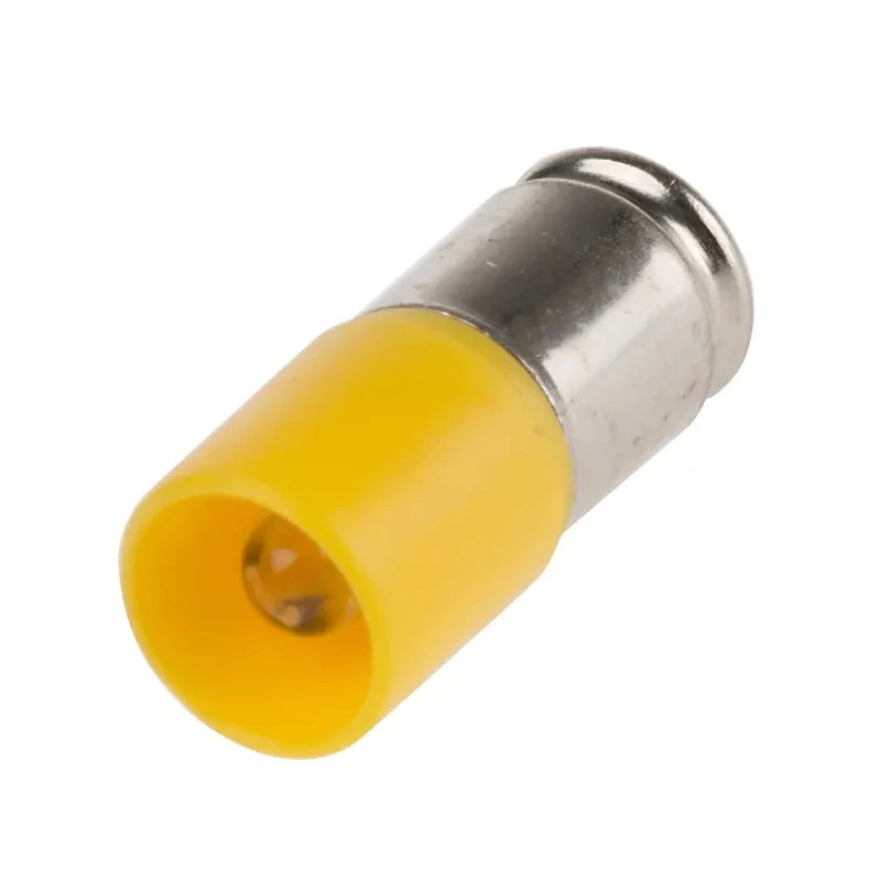 RS PRO Yellow Indicator Lamp Single Chip, 48 V AC/DC, Midget Groove Base, 6.1 mm Diameter 210-119