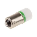 RS PRO Green Indicator Lamp Single Chip BA9 Base, 60 V AC/DC, 10 mm Diameter 210-197