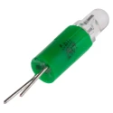 RS PRO Green Indicator Lamp Single Chip LED Bi-Pin 24 V AC/DC 4.25 mm Diameter 210-822